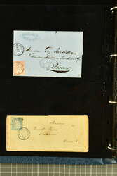 Postgeschichte Kanton Neuenburg 1854/1940 (ca.): Sammlung 180 Briefe ...