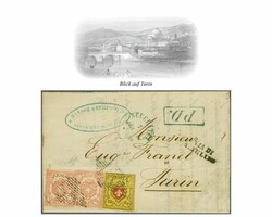 Gr. Wertziffer: Typen 8 und 10 zus. mit Rayon II, Stein D: Type 30 ...