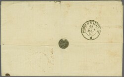 1 Fr. lebhaftgrau zus. mit 15 Rp. karminrot, zwei farbfr. und vorab ...