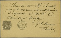 5 Rp. braun, farbfr. und gut gez., klar gest. "ORMONT-DESSOUS / ...