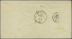 Italien (Kirchenstaat) 1866: 20 Rp. orange und 60 Rp. kupferbronze, ...