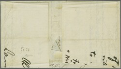 Grossbritannien 1864: 1 Fr. goldbronze mit rötlichem Unterdruck ...