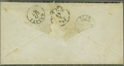 Rumänien 1872: 5 Rp. braun und 30 Rp. ultramarin, zwei farbfr. und ...