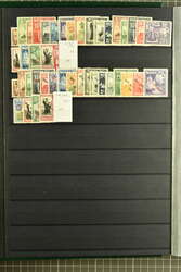 King George VI British Colonies 1936/52: Fine unused collection from ...