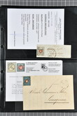 1850/62: Lot acht bessere Altschweiz-Frankaturen. Dabei Ortspost mit ...