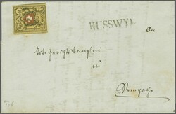 Stein A2 Type 12 l/o, farbfr. und gut- bis überrandig mit Teilen ...