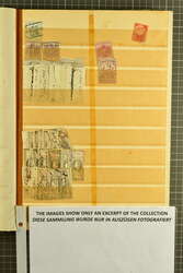 1870/1950ca.: Accumulation with three stockbooks, the first ...