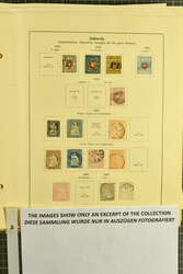 1854/1980: Teilsammlung Schweiz ab den Durheim-Ausgaben in gemischter ...