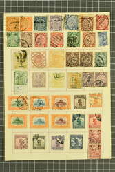 1843/1920: Old collection on small pages, covering all continents ...