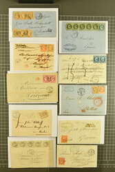 1849/1906: Lot of covers starting with the 1849 issue: Cérès 20 c. ...