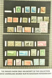 1850/1980ca.: An extensive accumulation of stock cards holding stamps ...