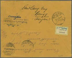 BALUG Linie Basel / Lörrach - Frankfurt 1920 (27. Dez.): 'Propeller' ...