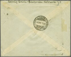 Scadta Konsularpost 1928 (2. Aug.): Einschreibebrief mit Absender von ...