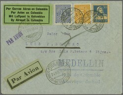 Scadta Konsularpost - Golddollar- Ausgabe 1930 (1. Aug.): Brief ...