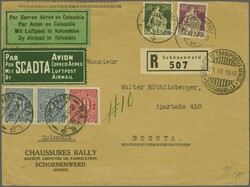 Scadta Konsularpost - Golddollar- Ausgabe 1930 (29. März): Bally ...