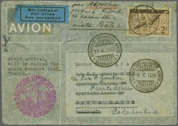 Zeppelinpost - Scadta 1936 (23. Sept.): Luftpostbrief ab Lausanne ...