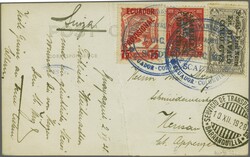 Scadta Ecuador - Eingehende Post in die Schweiz 1928 (7. Dez.): ...