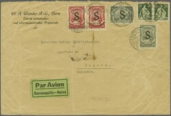Scadta Konsularpost 1924 (26. Juni): Firmenbrief 'Dr. A. Wander AG' ...