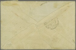 1861 (April): 6 d. blue, rough perf. 14 to 16, wmk. Large Star, in ...