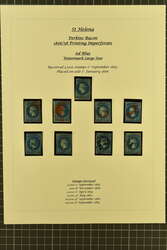 Recess by Perkins Bacon 1856 (Jan 1): 6 d. blue, wmk. Large Star, a ...