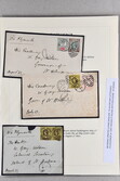 1887/1890: Group of covers (4), all incoming covers addressed to the ...