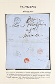 1859/68: Entire letter written at sea just South East of St. Helena ...