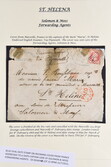 1859/68: Entire letter written at sea just South East of St. Helena ...