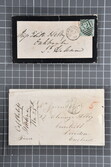 1860/73: Covers (2) with 1860 cover and contents from St. Helena to ...