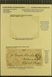 The Transition Period 1836-1858 - Routing of Domestic Mail; 1847/61: ...