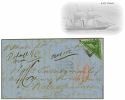 1855/63: 1 s. bright yellow-green, a single example of fresh colour ...