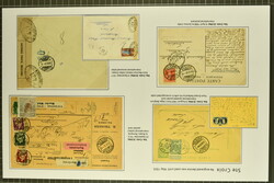 Versuchsstempel von Sainte-Croix 1897/1917: Sammlung sieben Belege ...