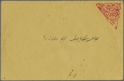 1919c.: Cover struck at upper right and upon reverse (over flap) with ...