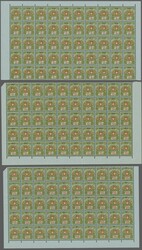 Portofreiheitsmarken 1926: Alpenrosen mit grosser Kontrollnummer, der ...