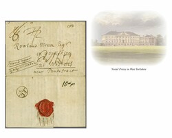 Grossbritannien 1765 (23. Jan.): Teilfrankobrief von Vevey nach ...