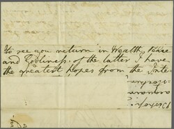 Grossbritannien (Schottland) 1790 (22. Juli): Teilfrankobrief von ...