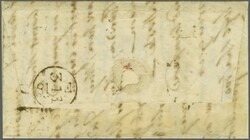 Grossbritannien 1818 (12. Feb): Verrechnungsstp. "D" in schwarz, ...