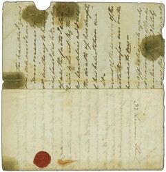 Irland 1840 (8. Mai): Teilfrankobrief von Genf an Captain Fitzgerald ...