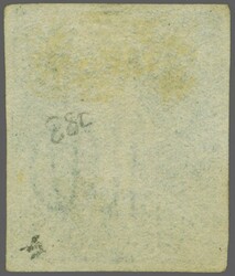 Perkins Bacon 1853 (July 1): 10 c. deep bright blue on white paper, ...