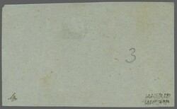 Lithographed by Gillet 1854 (April): Lithographed 5 c. chestnut, a ...