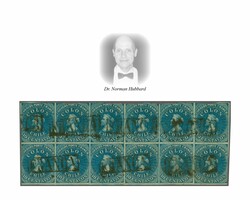 Third London Printing 1861/62: 10 c. bright blue, wmk. 1, a used ...