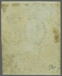 Third London Printing 1861/62: 10 c. bright blue, watermark position ...