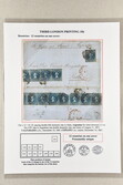 Third London Printing 1861/62: 10 c. bright blue, twelve examples, ...