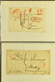 1752/1900: Lot 22 Briefe verschiedener Gebiete und Epochen. Dabei ...