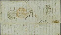 1852 (Nov 20): Entire letter written from Bel-Air to La Fleche, ...