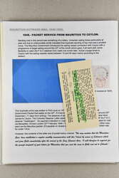 1848/1850: Packet Service from Mauritius via Ceylon and Red Sea and ...