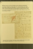 1840: Envelope with original letter datelined "off Sheerness, Monday ...
