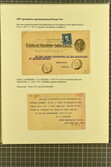 1896: Selection of six covers and cards. Comprising; 5 c. stationery ...