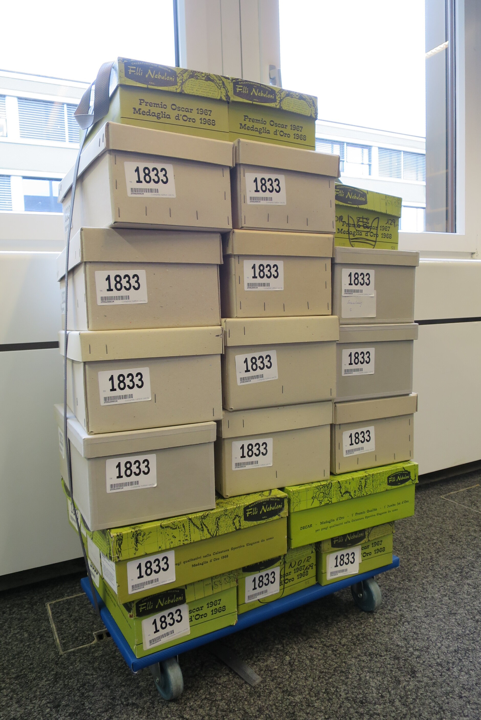 1870/2000ca.: Umfangreicher Bestand von 21 Lagerschachteln mit ...