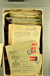 1870-1990ca. Nachlassposten Militär und Feldpost, zusammengetragen, ...