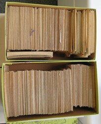 1870/2000ca.: Umfangreicher Bestand von 21 Lagerschachteln mit ...